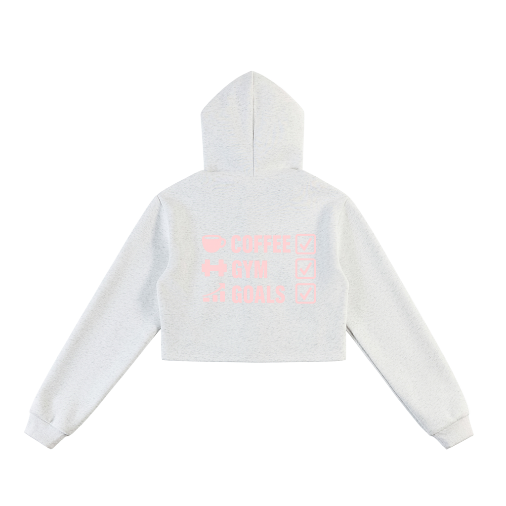 CGL Cropped Zip-Up Hoodie