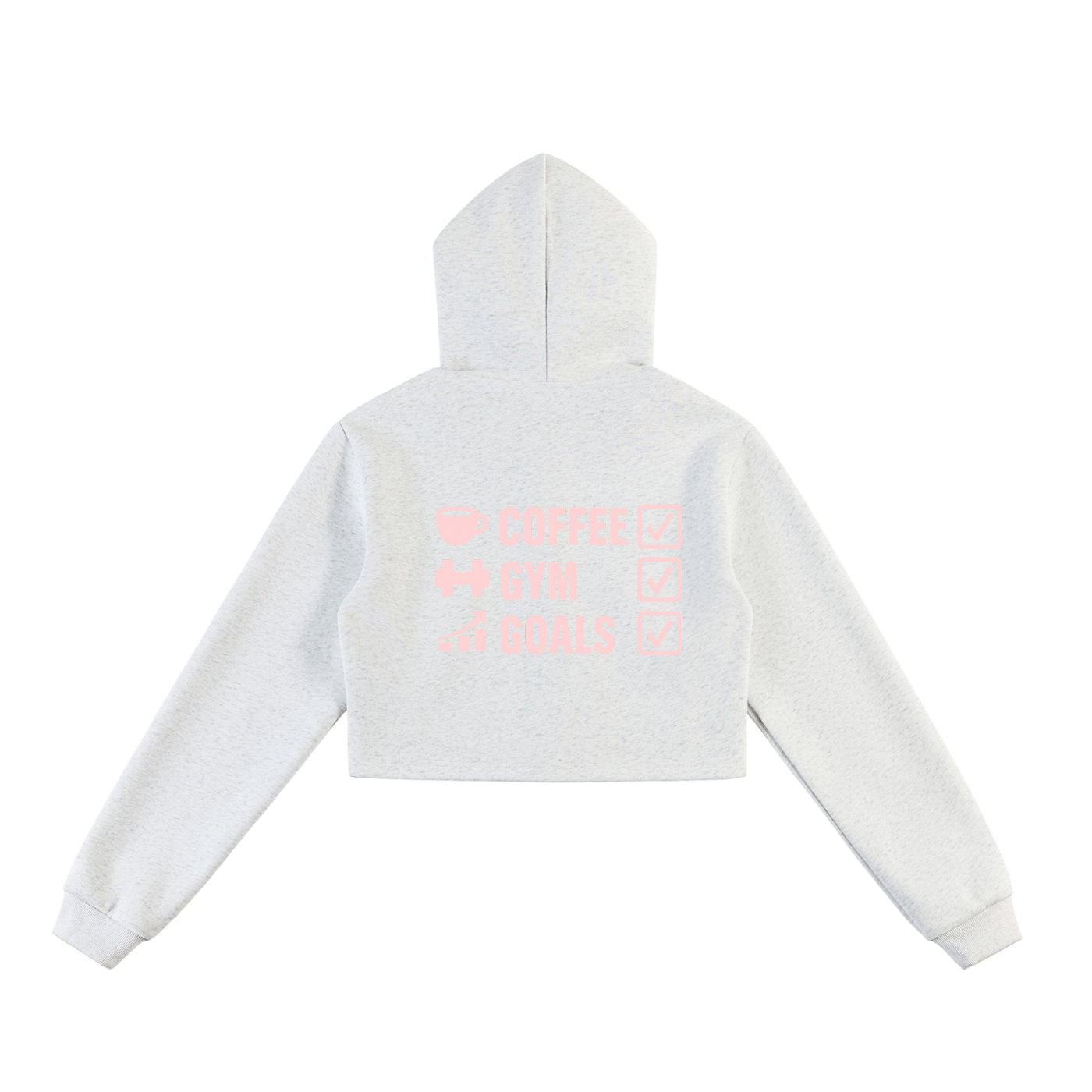 CGL Cropped Zip-Up Hoodie