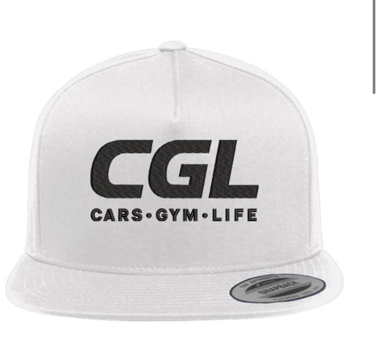 CGL 5-Panel Cotton Twill Snapback Cap
