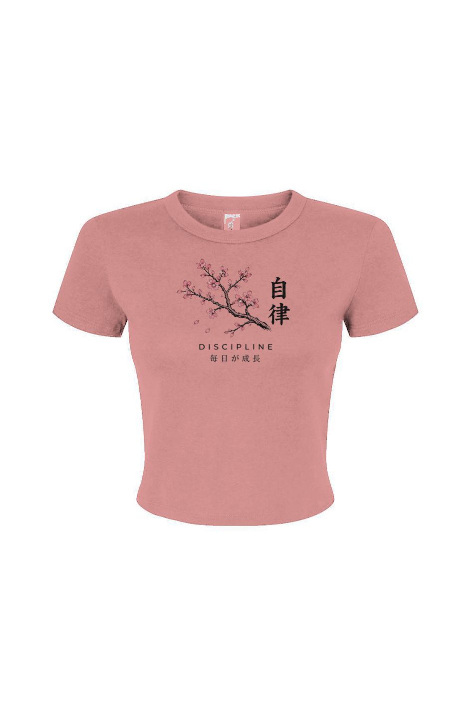 CGL Sakura Discipline Cropped Baby Tee