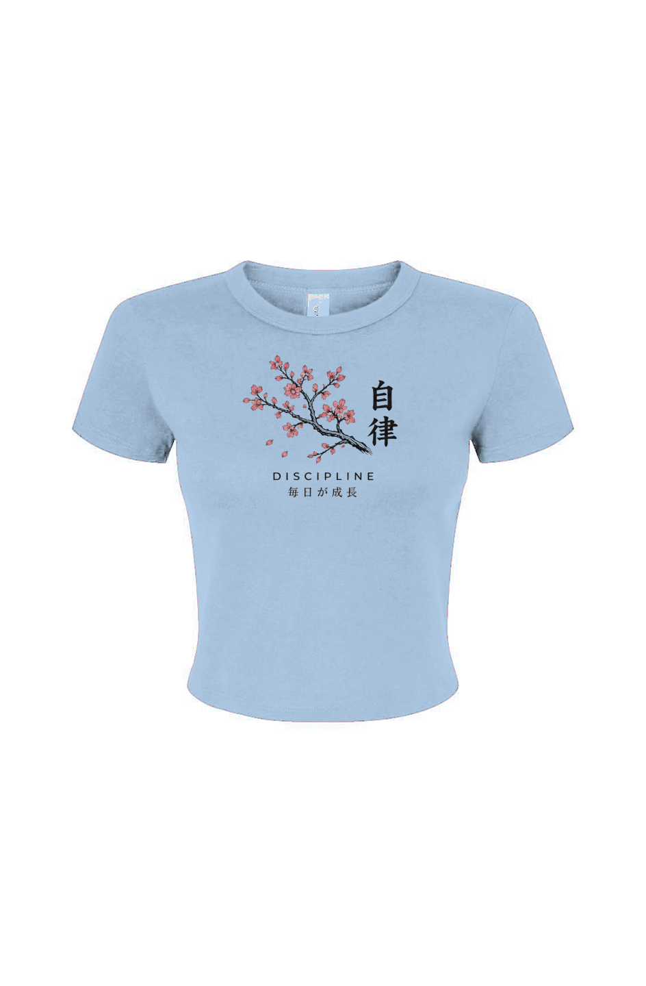 CGL Sakura Discipline Cropped Baby Tee
